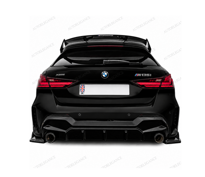 💫Flaps Posteriori Stile Maxton Nero Lucido Per BMW Serie 1 F40 M Pack 2019+💫