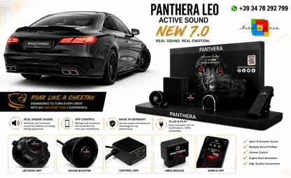 💕ART.2672 PANTHERA Soundsystem Booster 7.0-Mercedes-Benz S Coupe AMG C217💕