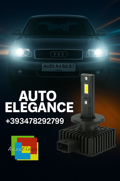 💕COPPIA LAMPADE D1S LED DA XENON A LED PER  AUDI A4 B6 B7💕