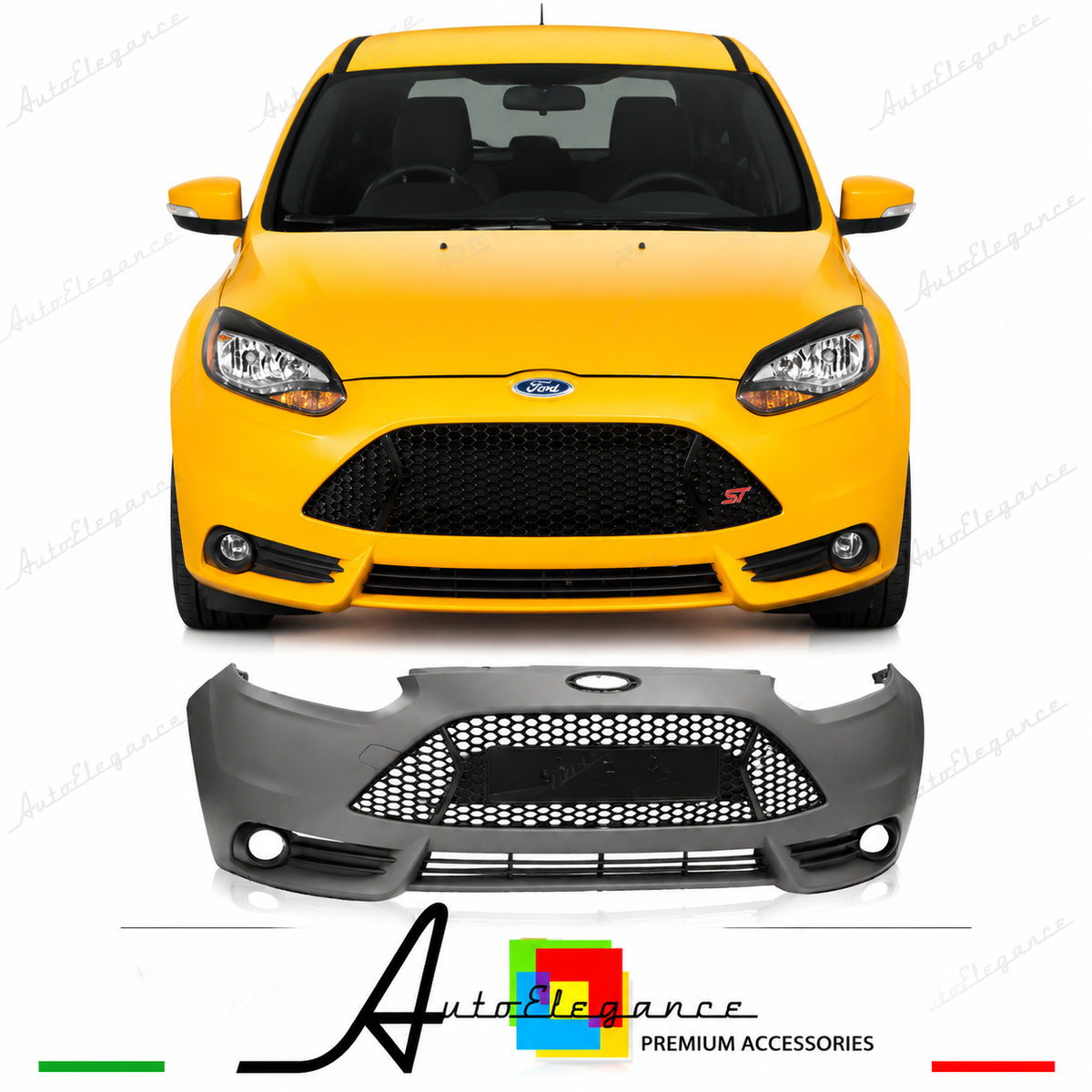 PARAURTI ANTERIORE FORD FOCUS 11-14 LOOK ST