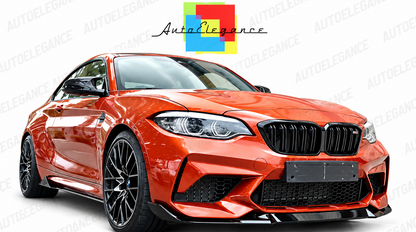ART.10884 SPLITTER ADATTO PER BMW F87 M2 NERO  LUCIDO