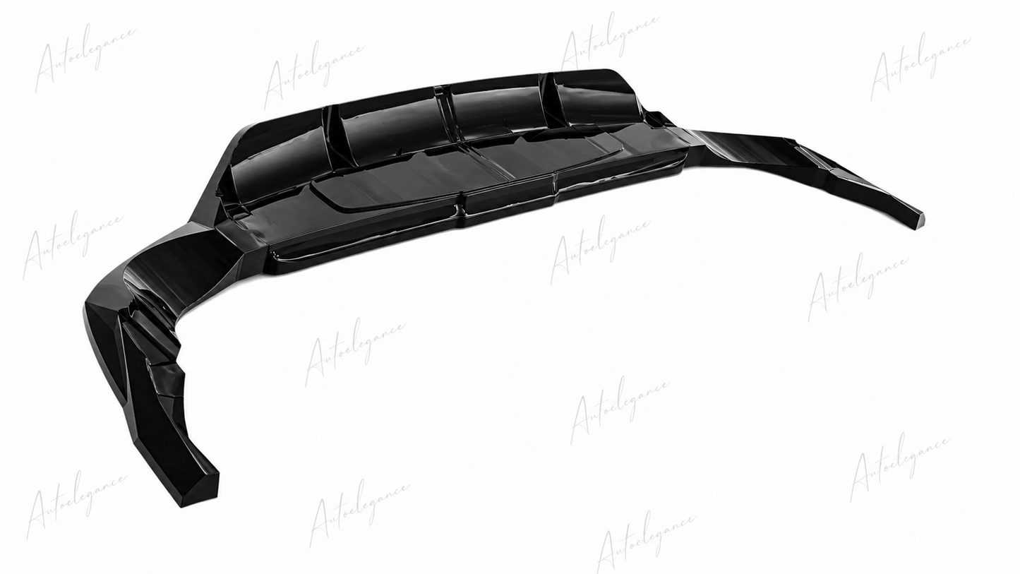 🔥ART.9687 SPLITTER POSTERIORE CON BARRE VERTICALI PER AUDI RSQ8 Mk1 FACELIFT🔥