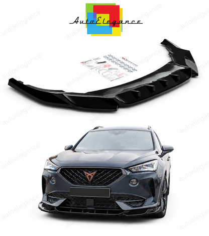 💕Splitter  adatto  per  Cupra Formentor nero lucido  ABS💕