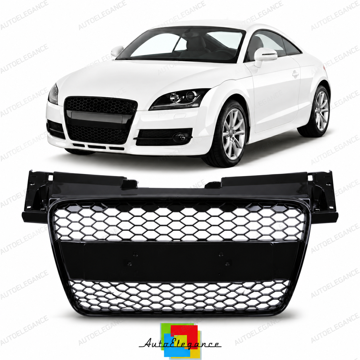 👉Griglia anteriore lucida nera adatta per Audi TT 8J 2006-2014👈