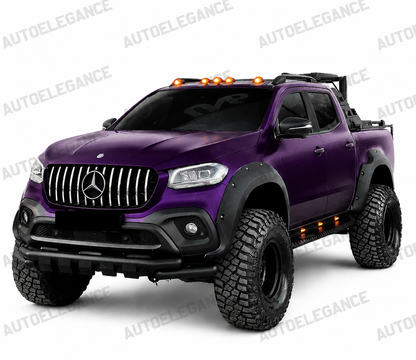 ART. 1076 PARAFANGHI MERCEDES CLASSE X W470 2017+ NERO OPACO
