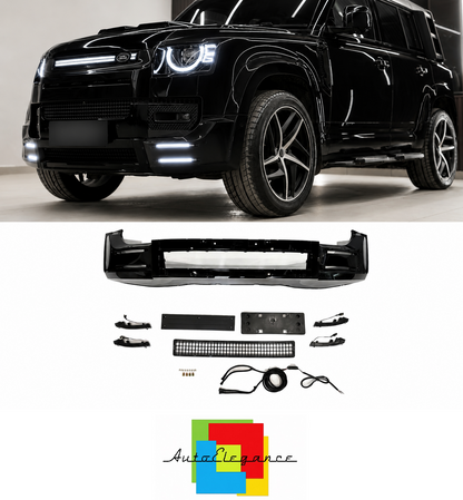 💕SOTTO  PARAURTI  LAND ROVER DEFENDER L663 NERO LUCIDO 2020+  💕