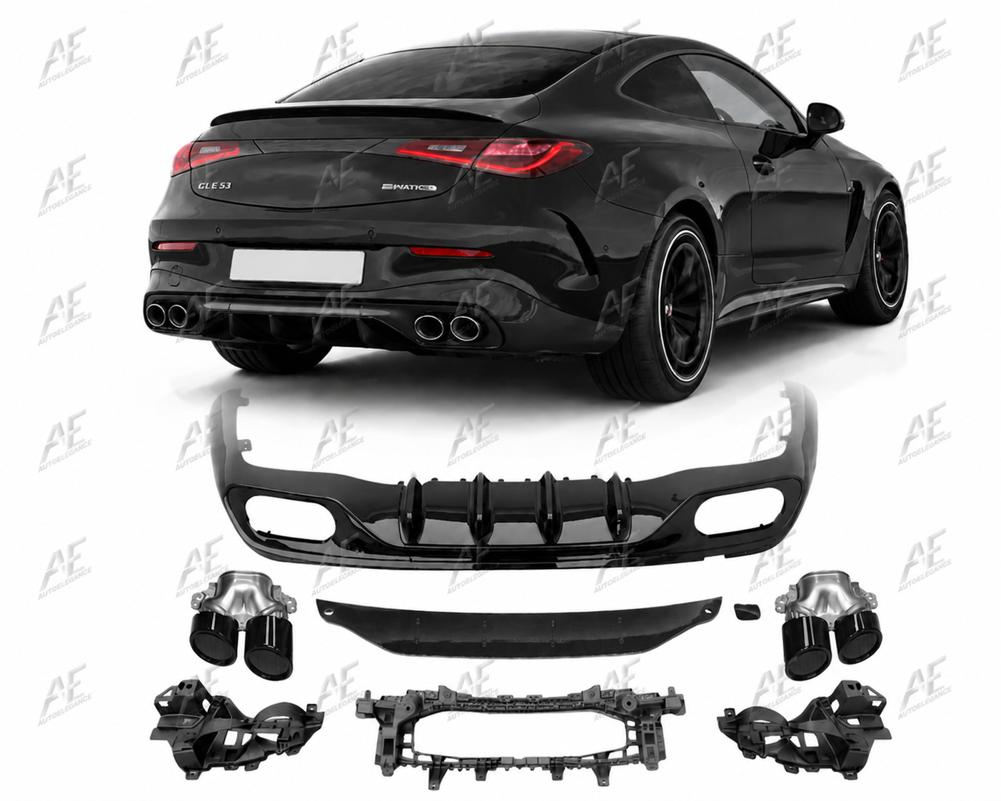 💕ART.9902 DIFFUSORI+TERMINALI  Mercedes CLE-Class with AMG Line💕