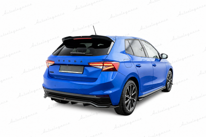 🔥ART.9750 SPLITTER POSTERIORE ADATTO PER SKODA FABIA MONTE CARLO Mk4🔥