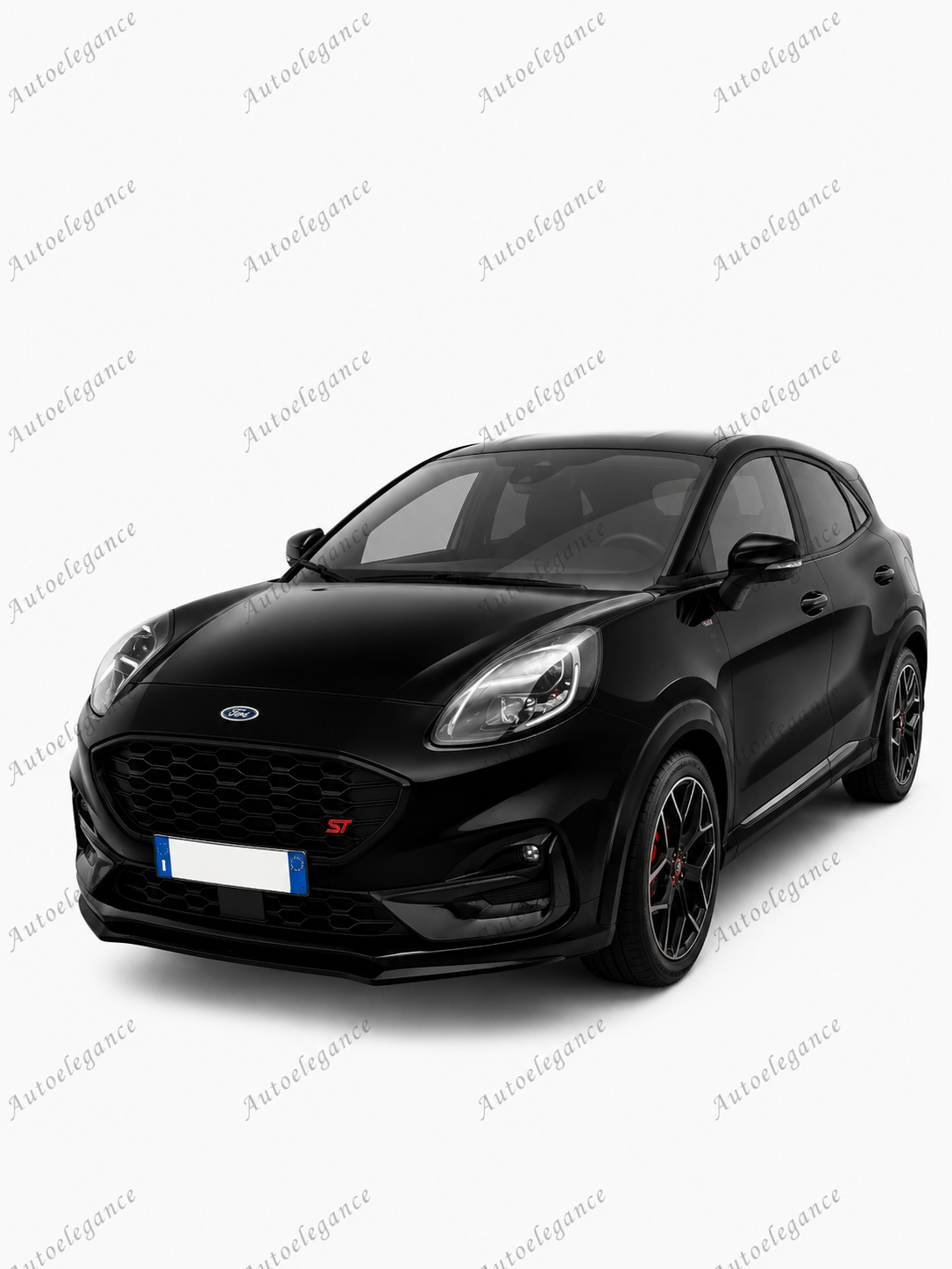 🔥ART.1745 SPLITTER ADATTO PER FORD PUMA ST-LINE 2019+ NERO LUCIDO🔥