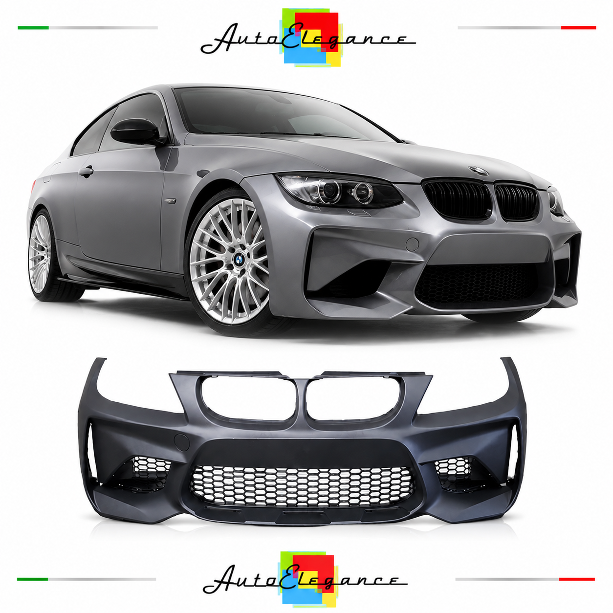 PARAURTI ANTERIORE BMW E92 06-10 LOOK M3C COMPETITION