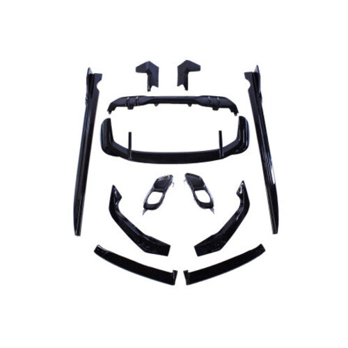 😎Aerodynamic kit body kit glossy black compatible with BMW X5 G05 LCI😎