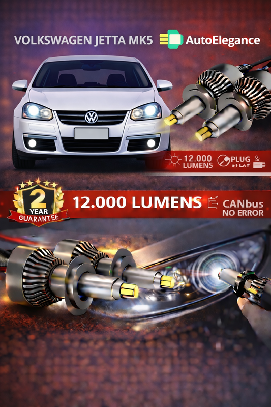 KIT LED Volkswagen JETTA mk5 ANABAGLIANTI H7 CANBUS Bianco 6500K 360 gradi