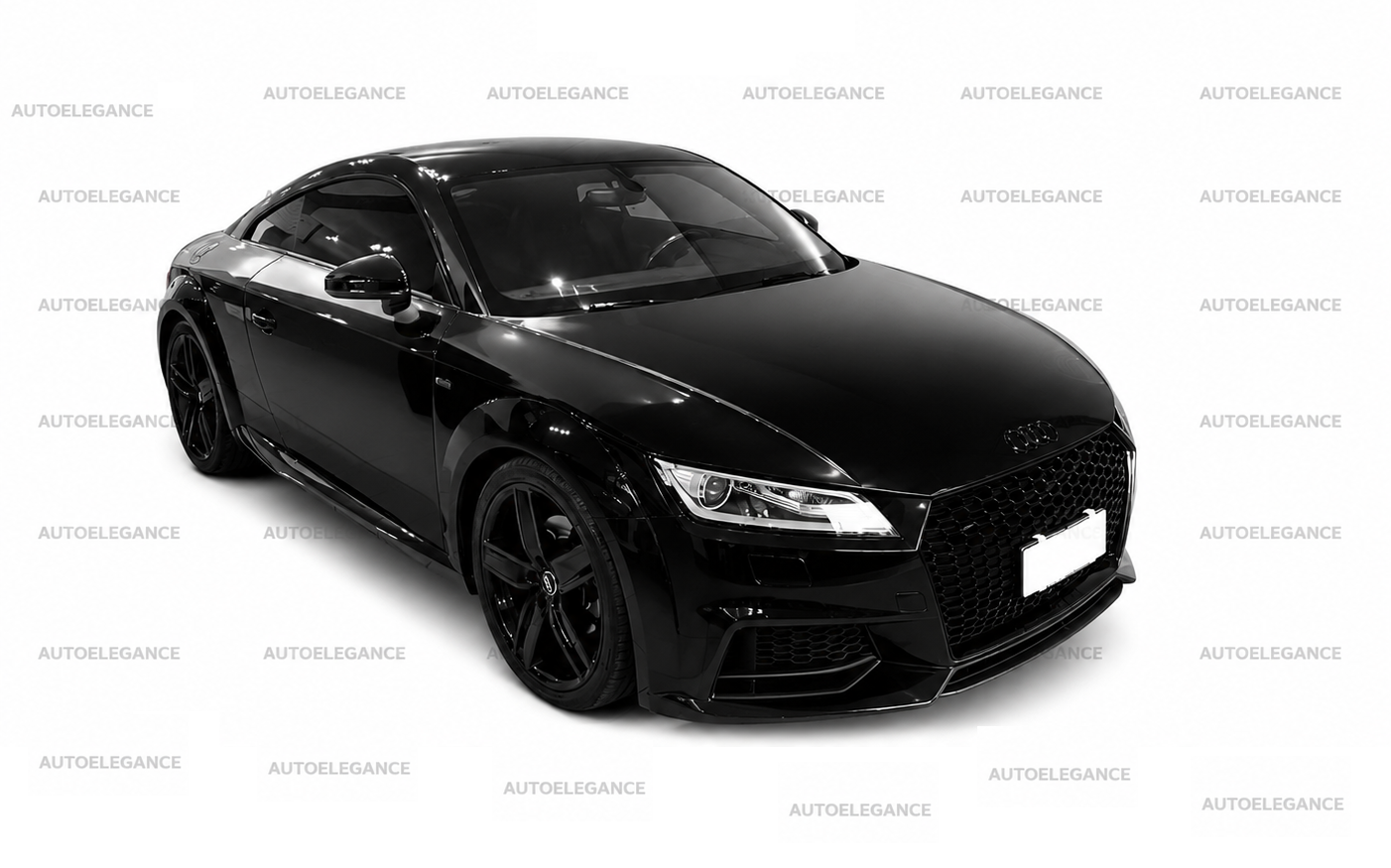💫ART. 1077 GRIGLIA AUDI TT FV 8S 2014-2018 LOOK RSTT NERO LUCIDO💫