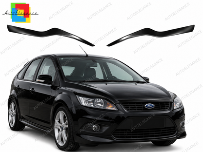 👉Sopracciglia Fari Adatto per Ford Focus MK2 Facelift 2008-2010 ABS👈