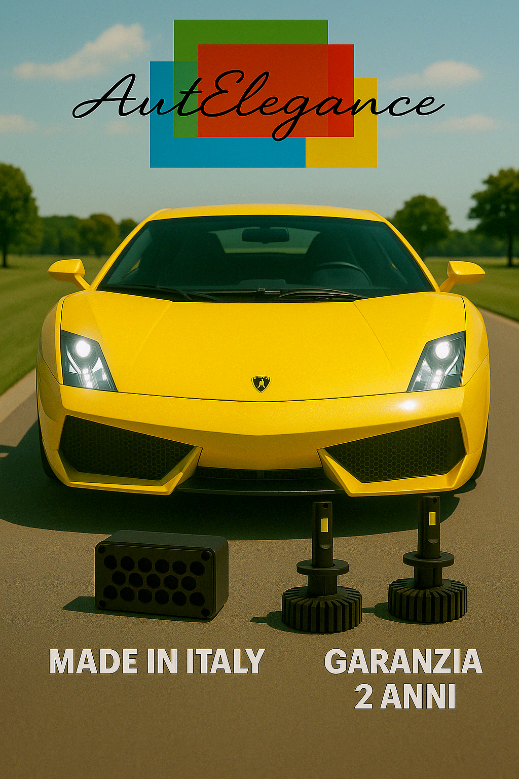 ❤️ KIT LED D1S 6000K BIANCO GHIACCIO ANABBAGLIANTI PER  LAMBORGHINI GALLARDO❤️