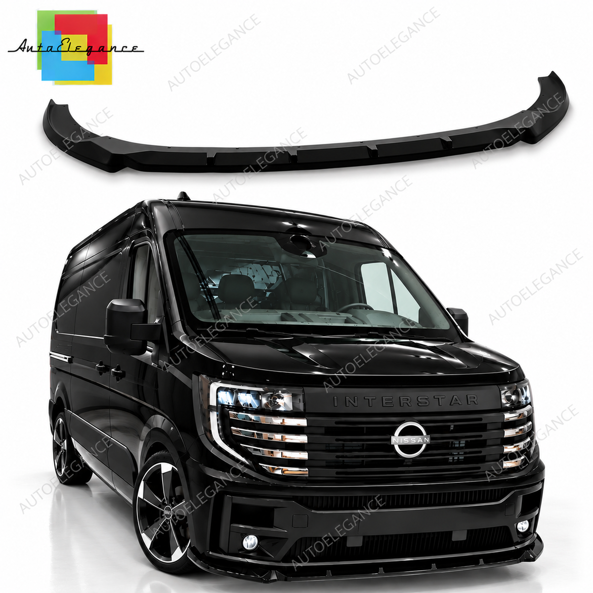 👉ART.10950 Splitter Anteriore V.1 Nissan Interstar Mk4/Renault Master Mk4👈