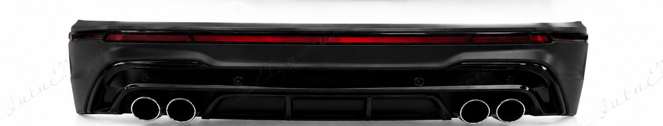💕PARAURTI POSTERIORE VOLKSWAGEN VW TIGUAN 16-24 LOOK R NERO 💕