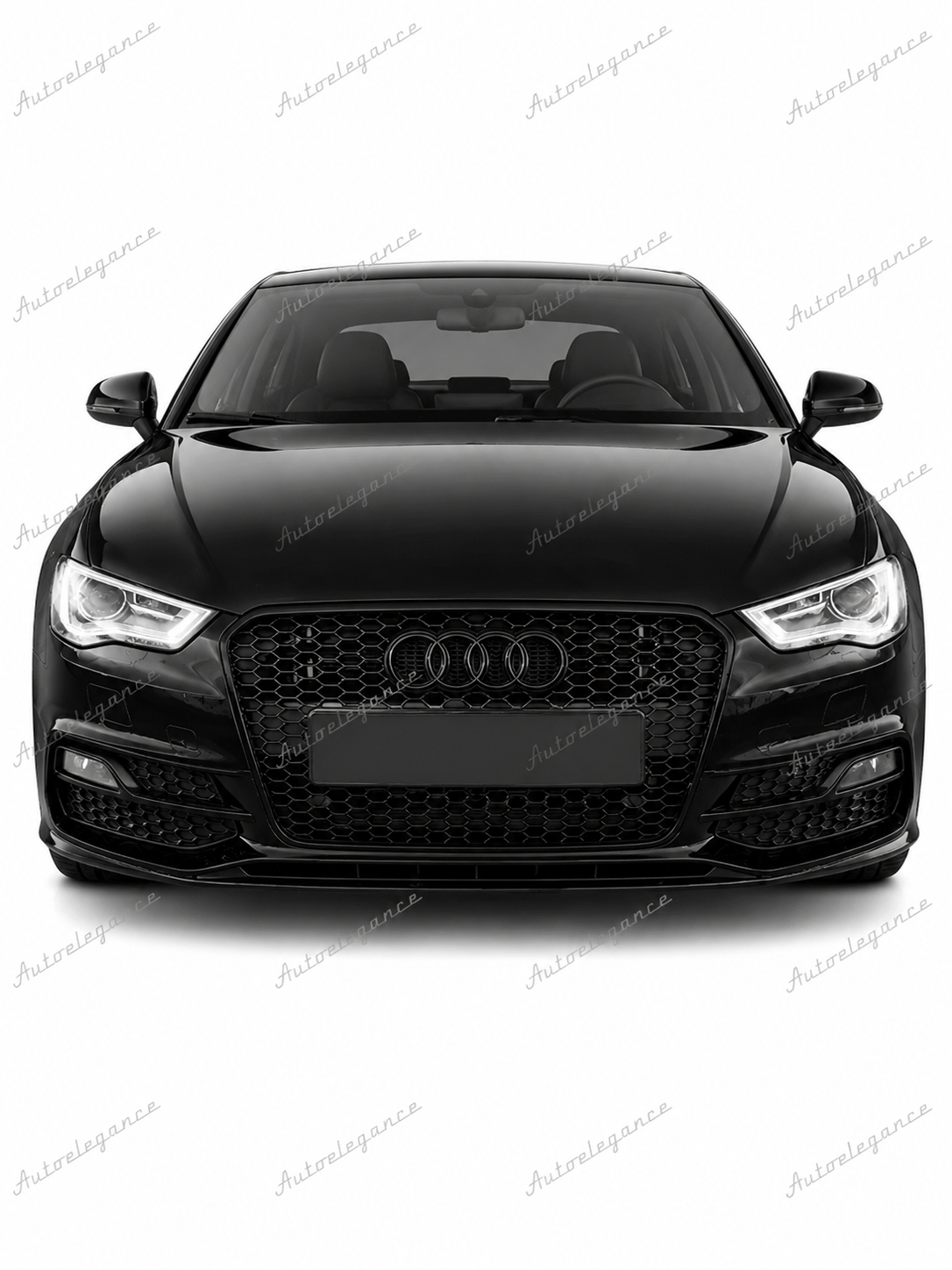 🔥ART.0581 GRIGLIA ADATTO PER AUDI A3 8V 2012-2016 LOOK RS3 NERO🔥