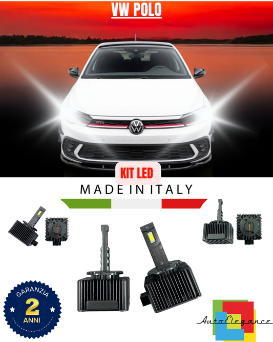KIT LED LAMPADE ANABBAGLIANTI D3S LED 6000K ADATTO PER VW POLO