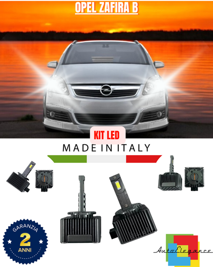 💕 KIT LED LAMPADE ANABBAGLIANTI D1S LED 6000K ADATTO PER OPEL ZAFIRA B 💕