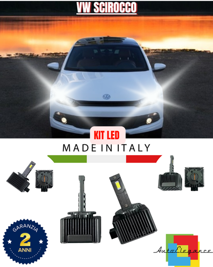 💕 KIT LED LAMPADE ANABBAGLIANTI D1S LED 6000K ADATTO PER VW SCIROCCO 💕