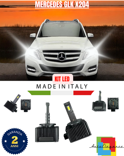💕 KIT LED LAMPADE ANABBAGLIANTI D1S LED 6000K ADATTO PER MERCEDES GLK X204 💕