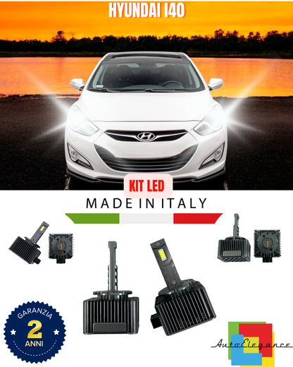 💕 KIT LED LAMPADE ANABBAGLIANTI D1S LED 6000K ADATTO PER HYUNDAI I40 💕