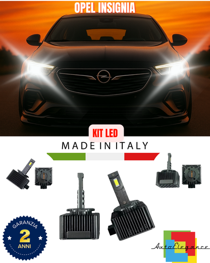 💖 KIT LED LAMPADE ANABBAGLIANTI D1S 6000K ADATTO PER OPEL INSIGNIA 💖
