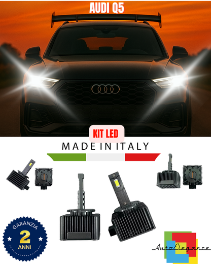 💖 KIT LED LAMPADE ANABBAGLIANTI D5S 6000K ADATTO PER AUDI Q5 💖