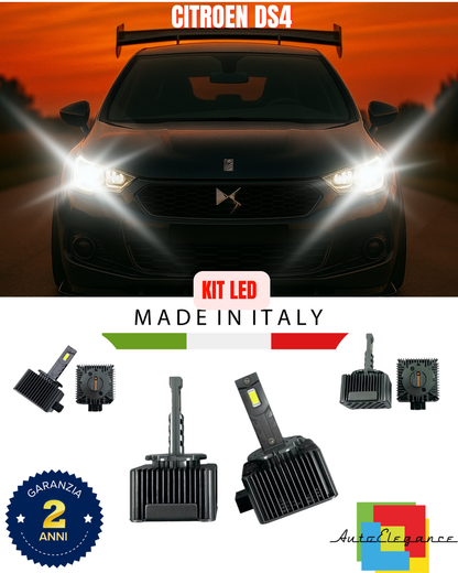 💖 KIT LED LAMPADE ANABBAGLIANTI D1S 6000K ADATTO PER CITROEN DS4 💖