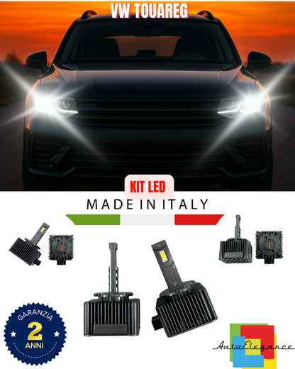 💖 KIT LED LAMPADE ANABBAGLIANTI D1S 6000K ADATTO PER VW TOUAREG 💖