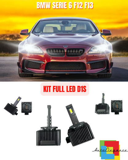 ⭐KIT LED LAMPADE ANABBAGLIANTI D1S LED 6000K ADATTO PER BMW SERIE 6 F12 F13 ⭐