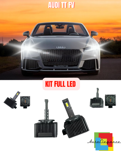 ⭐KIT LED LAMPADE ANABBAGLIANTI D5S LED 6000K ADATTO PER AUDI TT FV ⭐