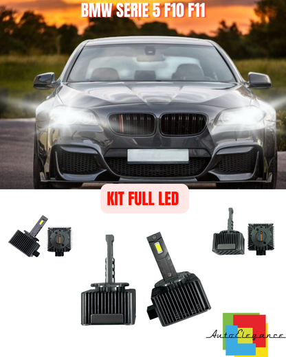 ⭐KIT LED LAMPADE ANABBAGLIANTI D3S LED 6000K ADATTO PER BMW SERIE 5 F10 F11⭐