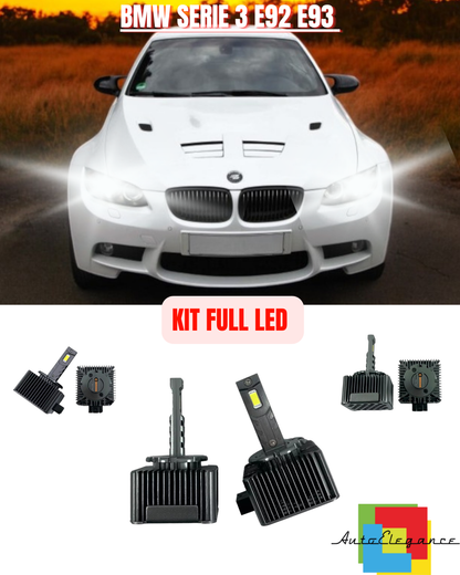 ⭐KIT LED LAMPADE ANABBAGLIANTI D1S LED 6000K ADATTO PER BMW SERIE 3 E90 E91 ⭐