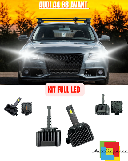 ⭐KIT LED LAMPADE ANABBAGLIANTI D3S LED 6000K ADATTO PER AUDI A4 B8 AVANT⭐