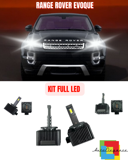 ⭐KIT LED LAMPADE ANABBAGLIANTI D3S LED 6000K ADATTO PER RANGE ROVER EVOQUE ⭐