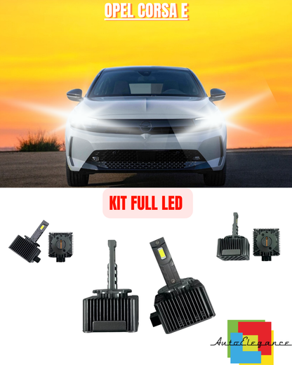 ⭐ KIT LED LAMPADE ANABBAGLIANTI D5S LED 6000K ADATTO PER OPEL CORSA E ⭐