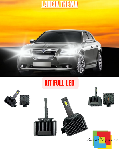 ⭐ KIT LED LAMPADE ANABBAGLIANTI D3S LED 6000K ADATTO PER LANCIA THEMA ⭐