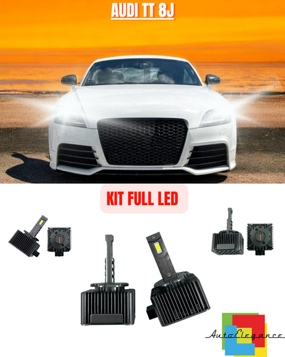 ⭐ KIT LED LAMPADE ANABBAGLIANTI D1S LED 6000K ADATTO PER AUDI TT 8J ⭐