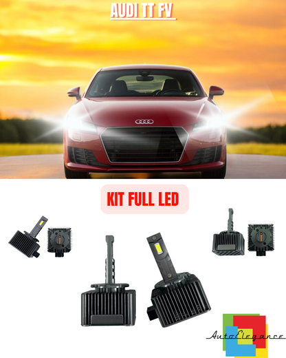 ⭐ KIT LED LAMPADE ANABBAGLIANTI D5S LED 6000K ADATTO PER AUDI TT FV ⭐