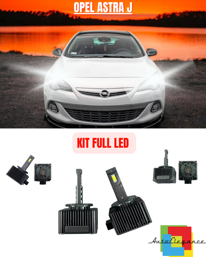 ⭐KIT LED LAMPADE ANABBAGLIANTI D1S LED 6000K ADATTO PER OPEL ASTRA J ⭐