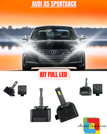 ⭐KIT LED LAMPADE ANABBAGLIANTI D3S LED 6000K ADATTO PER AUDI A5 SPORTBACK⭐
