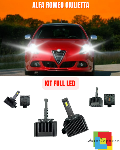 ⭐KIT LED LAMPADE ANABBAGLIANTI D1S LED 6000K ADATTO PER ALFA ROMEO GIULIETTA⭐