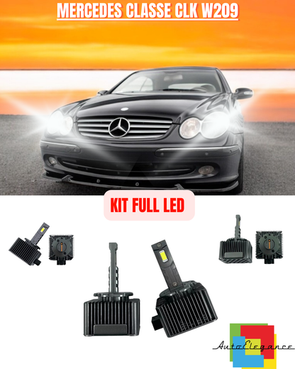 💕KIT LED LAMPADE ANABBAGLIANTI D1S LED 6000K ADATTO PER MERCEDES CLASSE CLK 💕