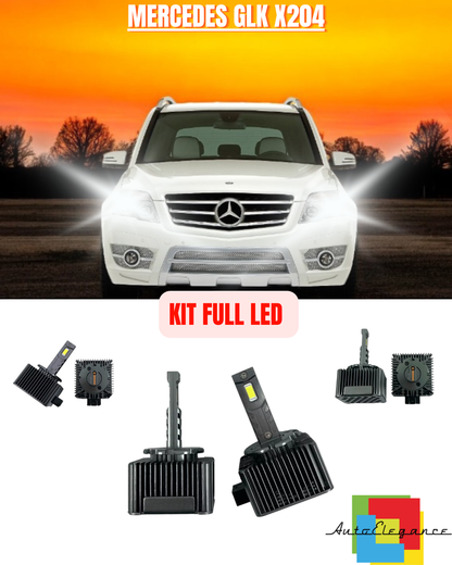 💕KIT LED LAMPADE ANABBAGLIANTI D1S LED 6000K ADATTO PER MERCEDES GLK X204 💕