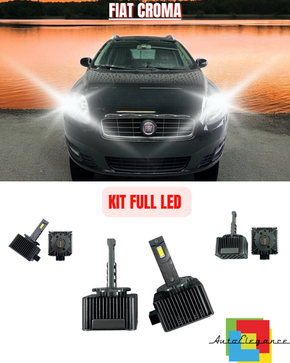 💕 KIT LED LAMPADE ANABBAGLIANTI D1S LED 6000K ADATTO PER FIAT CROMA 💕