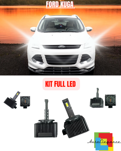 💕 KIT LED LAMPADE ANABBAGLIANTI D3S LED 6000K ADATTO PER FORD KUGA 💕