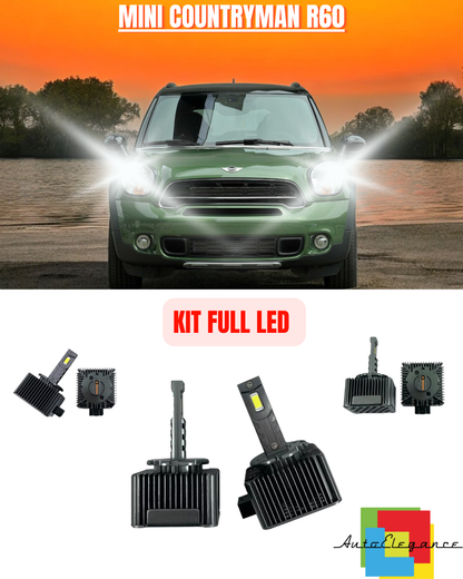 💕 KIT LED LAMPADE ANABBAGLIANTI D1S LED 6000K ADATTO PER MINI COUNTRYMAN R60 💕
