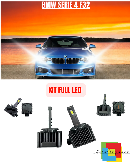 💕 KIT LED LAMPADE ANABBAGLIANTI D1S LED 6000K ADATTO PER BMW SERIE 4 F32 💕